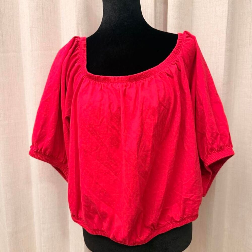 Old-navy Women's Red and Pink Blouse